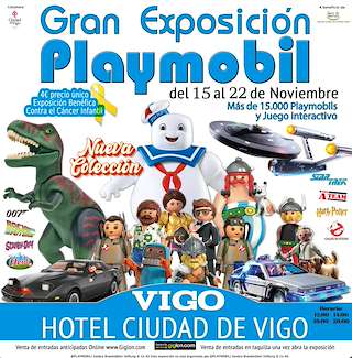 Fechas, información, programa, cartel, imágenes, mapa y ubicación de Gran Exposición Playmobil (2025) en Vigo