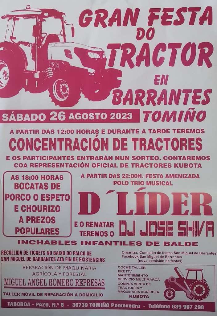 Gran Festa do Tractor de Barrantes en Tomiño