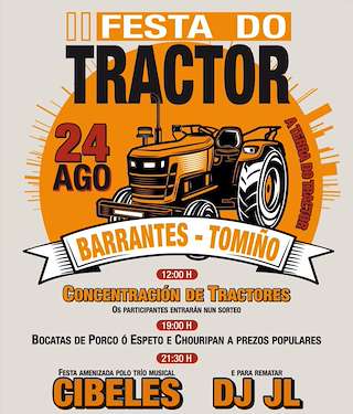 Fechas, información, programa, cartel, imágenes, mapa y ubicación de Gran Festa do Tractor de Barrantes  en  Tomiño