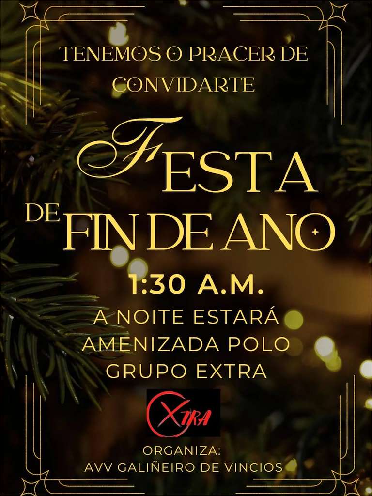 Gran Fiesta de Fin de Año de Vincios en Gondomar
