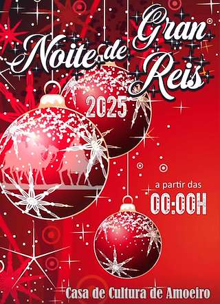 Fechas, información, programa, cartel, imágenes, mapa y ubicación de Gran Noite de Reis  en  Amoeiro