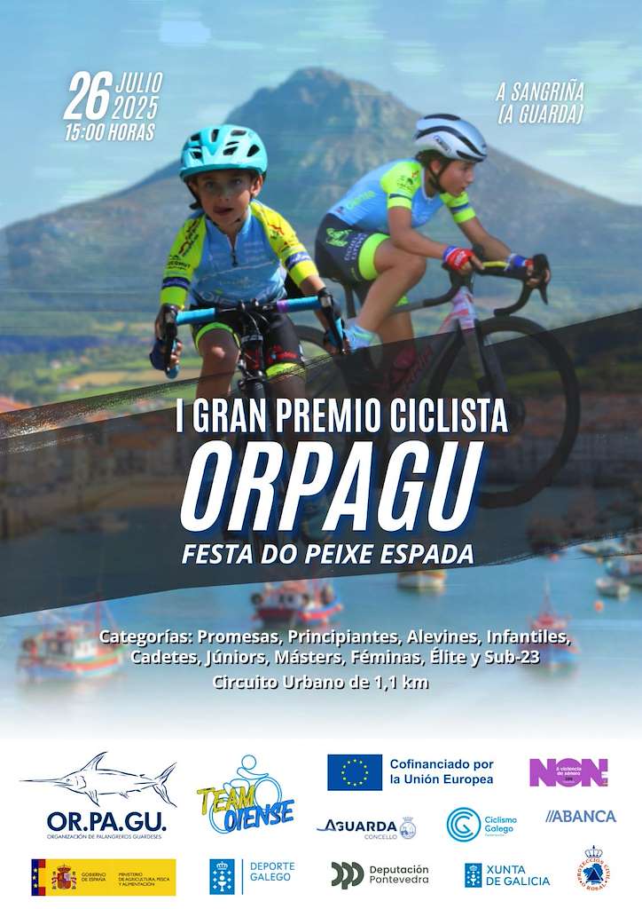 I Gran Premio Ciclista Orpagu (2025) en A Guarda