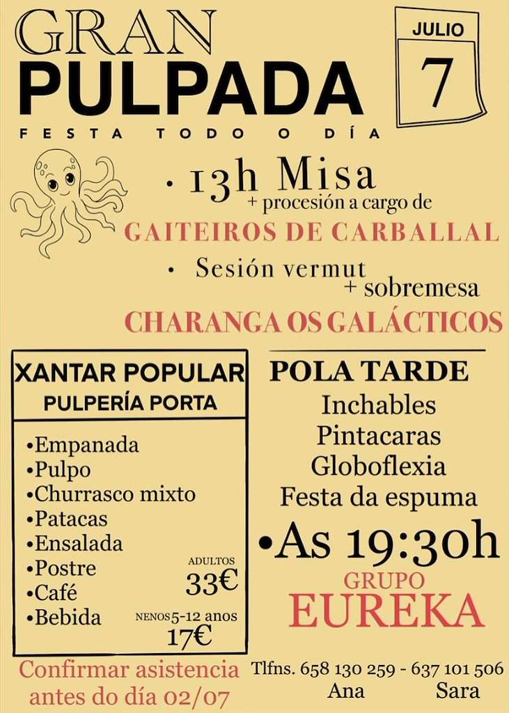 Gran Pulpada de Carballal  en Santiago de Compostela