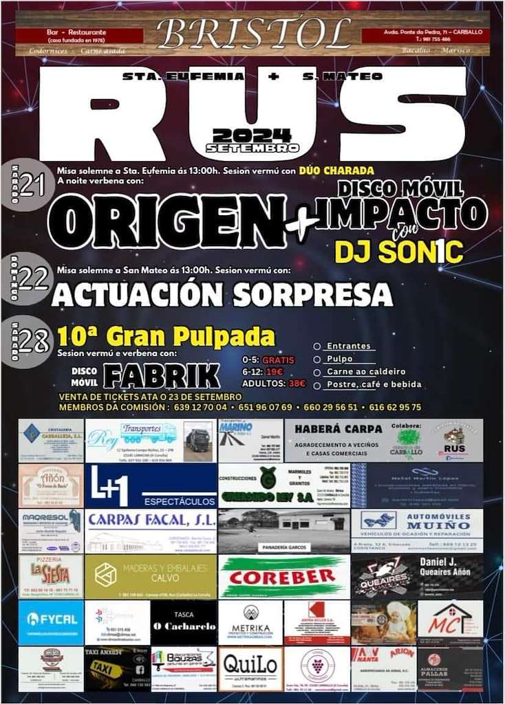 IX Gran Pulpada de Rus en Carballo