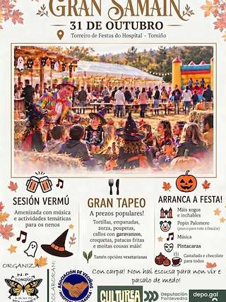 Fechas, información, programa, cartel, imágenes, mapa y ubicación de Gran Samaín de Hospital (2026)  en  Tomiño