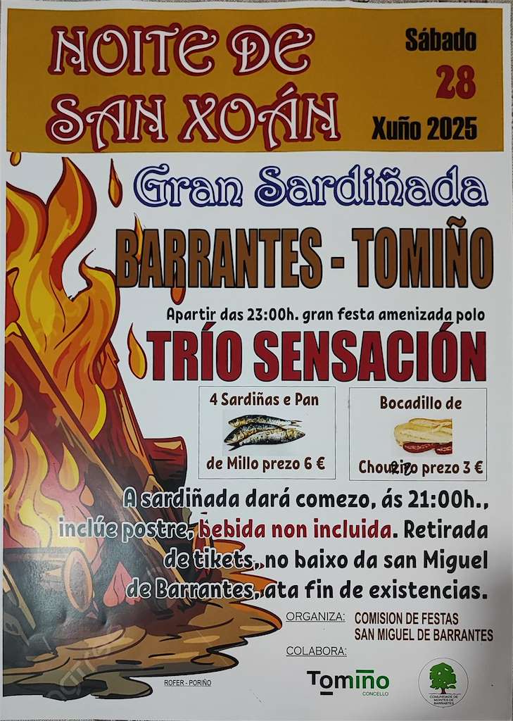 Gran Sardiñada de Barrantes (2025) en Tomiño