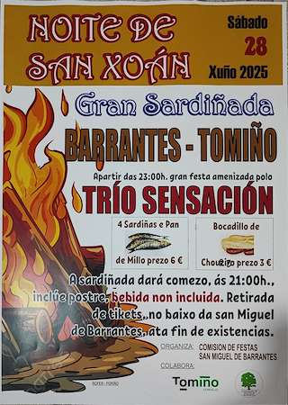 Fechas, información, programa, cartel, imágenes, mapa y ubicación de Gran Sardiñada de Barrantes  en  Tomiño