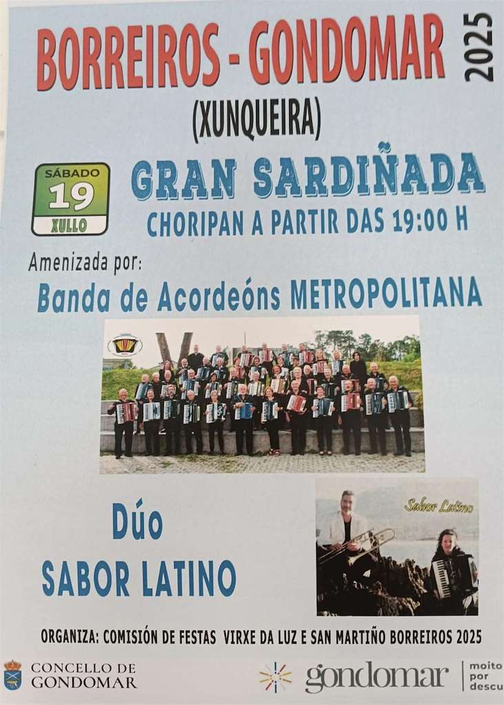 Gran Sardiñada de Borreiros en Gondomar