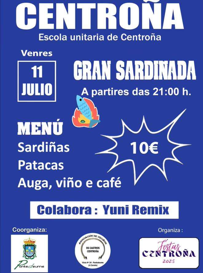 Gran Sardiñada de Centroña (2025) en Pontedeume