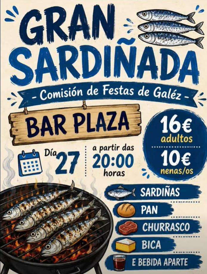 Gran Sardiñada de Galéz (2026) en Entrimo