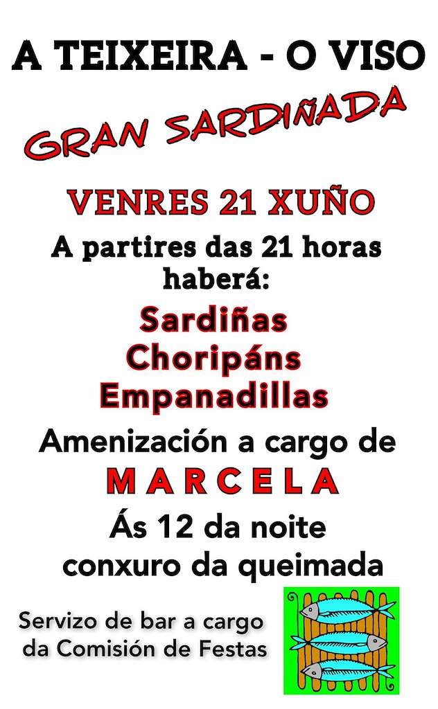 Gran Sardiñada de O Viso en A Teixeira