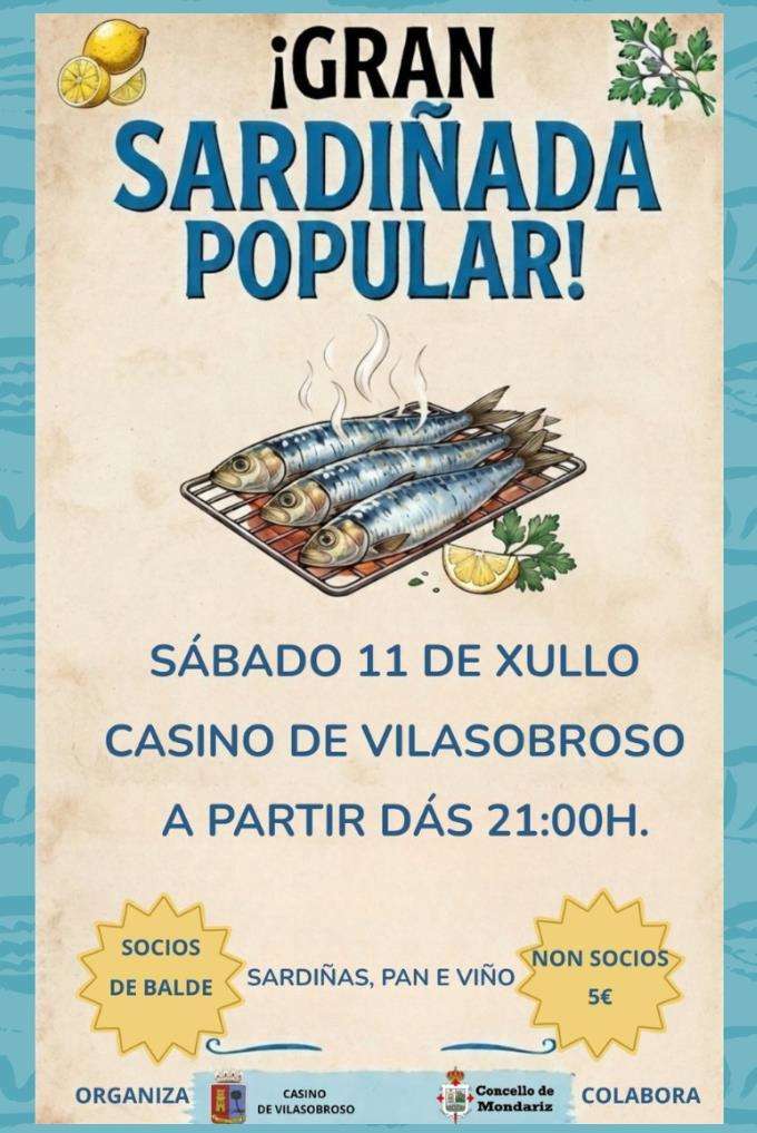 Gran Sardiñada Popular de Vilasobroso  en Mondariz