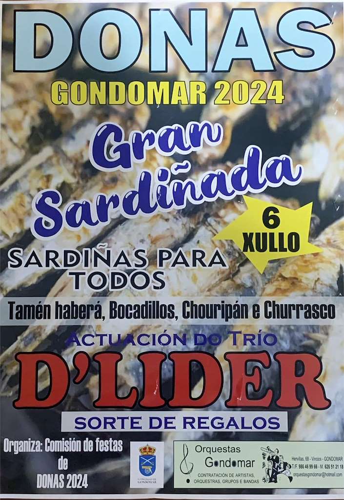 Gran Sardinada de San Juan de Donas en Gondomar