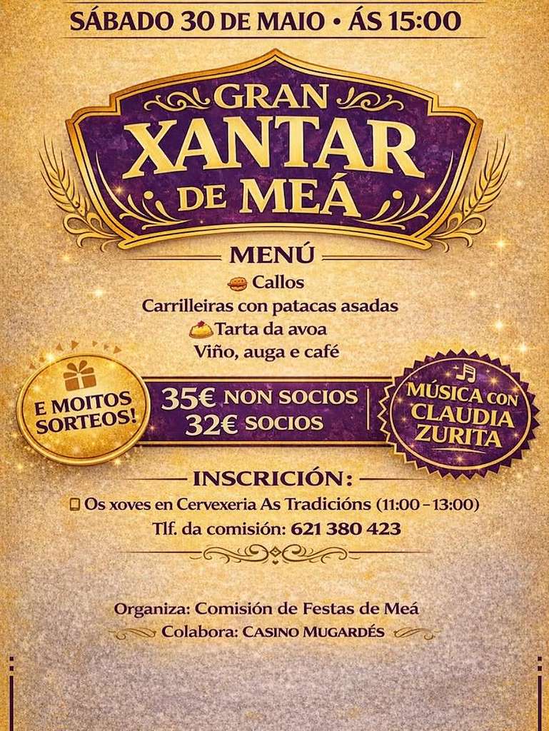 Gran Xantar de Meá (2026) en Mugardos