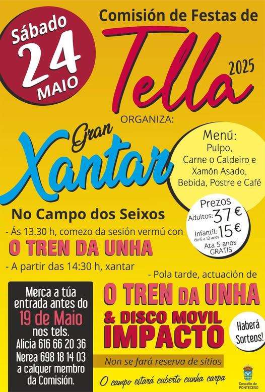 Gran Xantar de Tella en Ponteceso