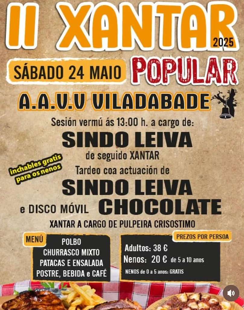 II Gran Xantar Popular de Viladabade (2025) en Tordoia