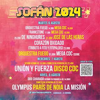 Grandes Festas de Sofán en Carballo