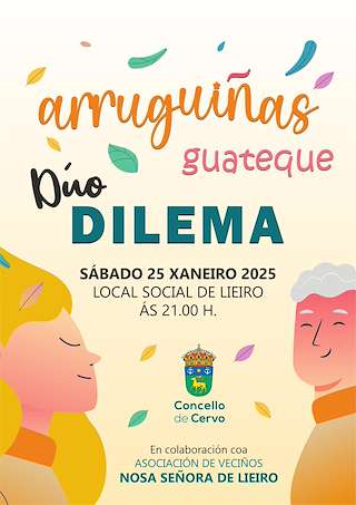 Fechas, información, programa, cartel, imágenes, mapa y ubicación de Guateque Arruguiñas  en  Cervo