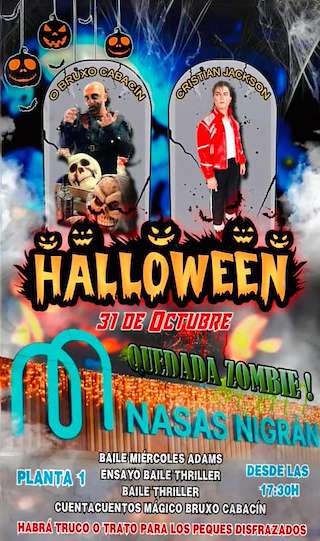 Halloween del Centro Comercial Nasas  (2025) en Nigrán