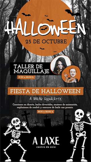 Halloween do Centro Comercial A Laxe (2025) en Vigo