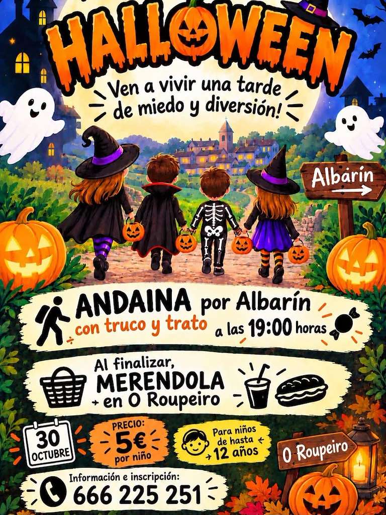 Halloween de Albarín (2026) en O Porriño