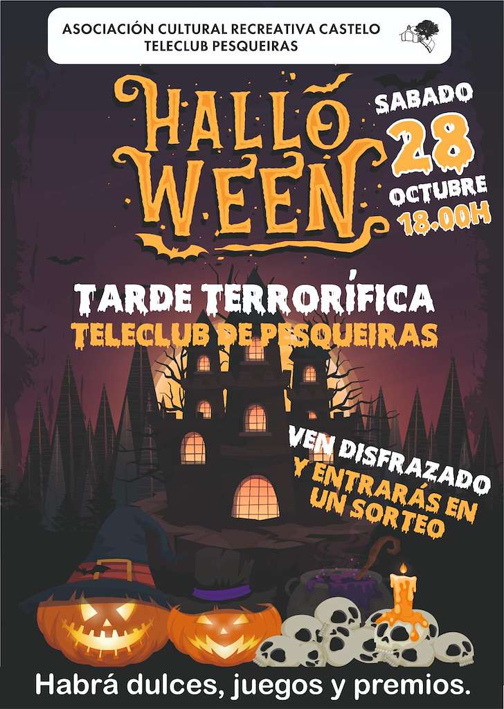 Halloween do Teleclub de Pesqueiras  en Salvaterra do Miño