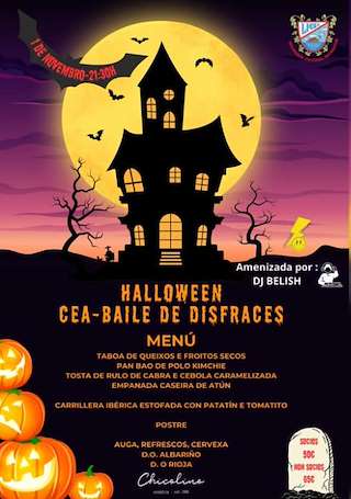 Fechas, información, programa, cartel, imágenes, mapa y ubicación de Halloween e Magosto do Liceo de Noia (2025)