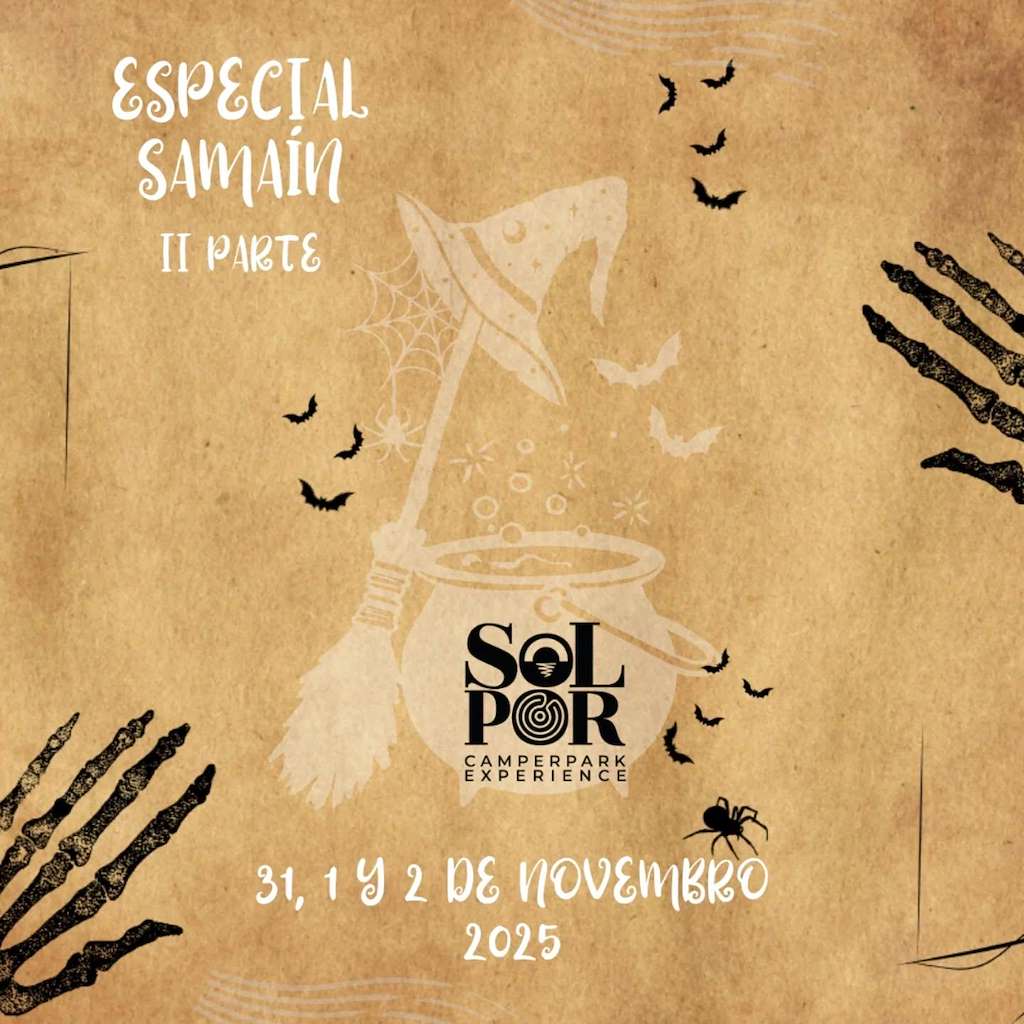 Halloween e Samaín no Solpor Camper Park (2026) en Sober