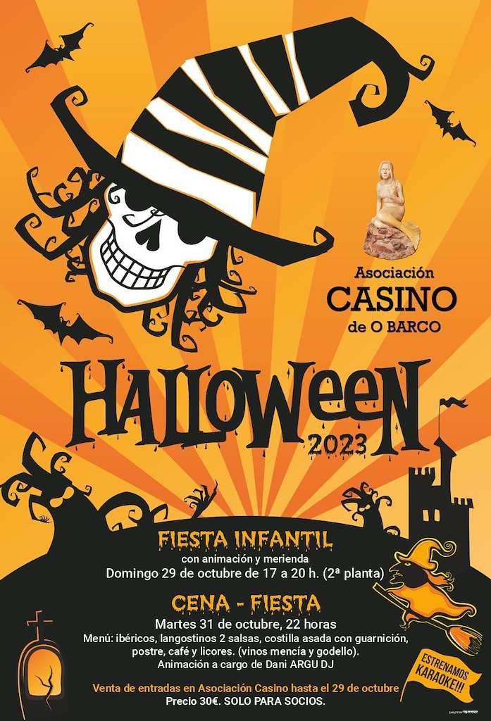 Halloween no Casino en O Barco de Valdeorras