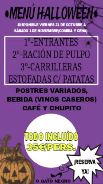 Halloween no Gato Negro de Carril en Vilagarcía de Arousa