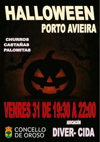 Fechas, información, programa, cartel, imágenes, mapa y ubicación de Halloween Porto Avieira (2025)  en  Oroso