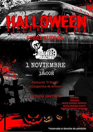 Fechas, información, programa, cartel, imágenes, mapa y ubicación de Halloween Sobre Ruedas (2025)  en  Vilagarcía de Arousa