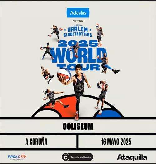 Harlem Globetrotters (2025) en A Coruña