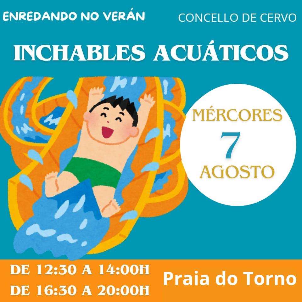 Hinchables Acuáticos en Cervo