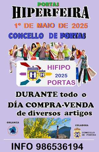 Fechas, información, programa, cartel, imágenes, mapa y ubicación de Hiperfeira  en  Portas