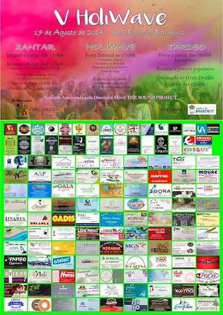 Fechas, información, programa, cartel, imágenes, mapa y ubicación de V Holi Wave - Carnaval de Verano  en  Barreiros