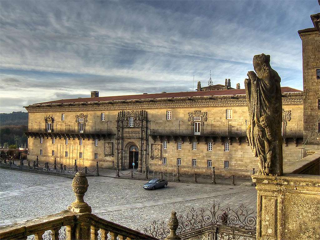 Hostal de los Reyes Católicos en Santiago de Compostela