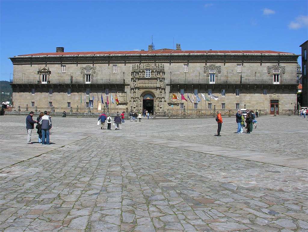 Hostal de los Reyes Católicos en Santiago de Compostela