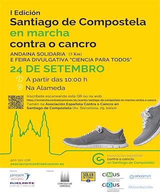 En Marcha Contra o Cancro en Santiago de Compostela