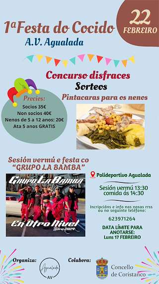 II Festa do Cocido de Agualada (2026) en Coristanco