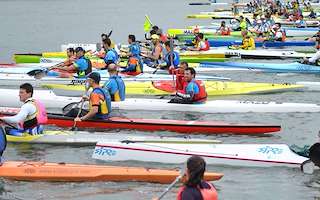 XIII Regata Liga Gallega de Kayak de Mar en Rianxo