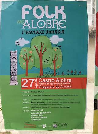 IX Romaxe Urbana Folk no Alobre en Vilagarcía de Arousa