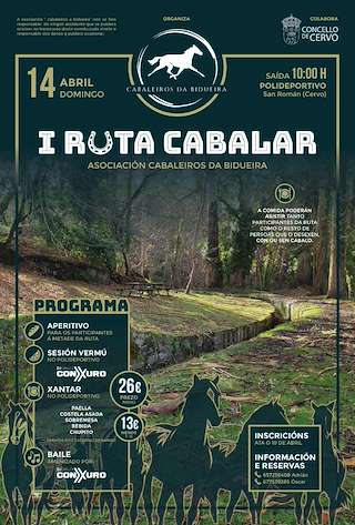 III Ruta Cabalar de Bidueira (2026) en Cervo