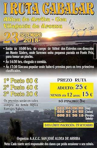 I Ruta Cabalar de Cea en Vilagarcía de Arousa