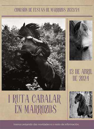 III Ruta Cabalar de Marrozos (2026) en Santiago de Compostela