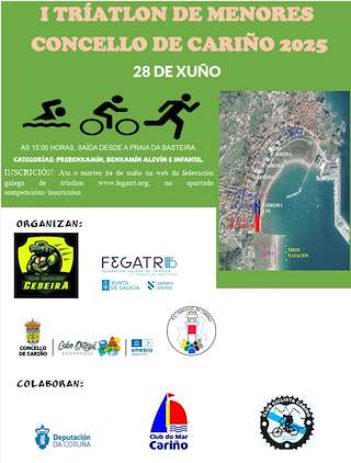 II Triatlón de Menores en Cariño