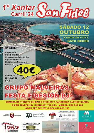 III Xantar de San Fidel de Carril en Vilagarcía de Arousa