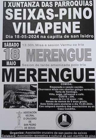 III Xuntanza das Parroquias de Seixas, Pino e Vilapene en Cospeito