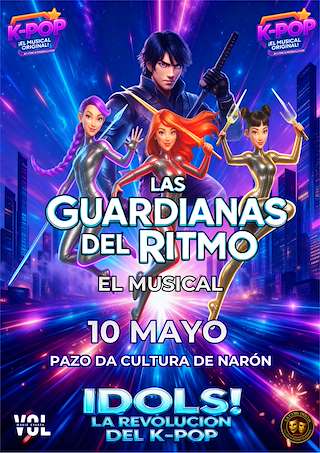 Fechas, información, programa, cartel, imágenes, mapa y ubicación de Idols - La Revolución K-Pop "Las Guardianas del Ritmo" (2026)  en  Narón