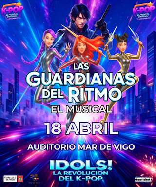 Fechas, información, programa, cartel, imágenes, mapa y ubicación de Idols - La Revolución K-Pop "Las Guardianas del Ritmo" (2026)  en  Vigo